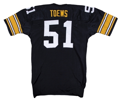 1980 Loren Toews Game Used Pittsburgh Steelers Home Jersey (Steelers LOA)